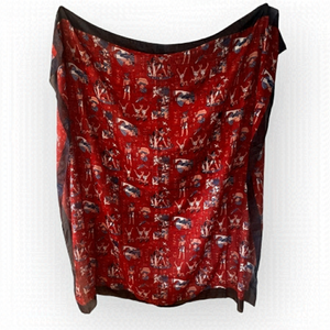 NEW soft red Egyptian scarf